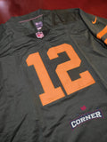 X Jersey Packers de Green Bay Verde Rush Rodgers #12