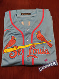X X Jersey Cardenales de San Luis Azul Molina #4