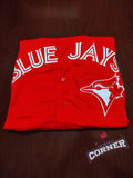 X X Jersey Azulejos de Toronto Canada Day Rojo Kirk #30 Blue Jays