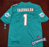 X X Jersey Delfines de Miami Verde Tagovailoa #1