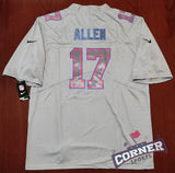 X X Jersey Bills de Buffalo Gris Allen #17