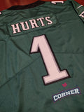 Jersey Aguilas de Philadelphia Eagles Verde Hurts #1