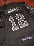 X X Jersey Bucaneros de Tampa Bay Negra Brady #12