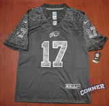 X X Jersey Bills de Buffalo Negra Allen #17