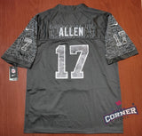 X X Jersey Bills de Buffalo Negra Allen #17