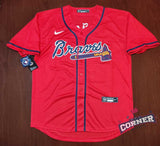 X X Jersey Bravos de Atlanta Roja Acuña Jr #13 Braves
