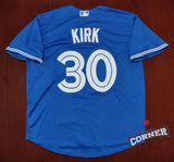 Jersey Azulejos de Toronto Azul Kirk #30 Blue Jays