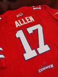 X X Jersey Bills de Buffalo Roja Allen #17
