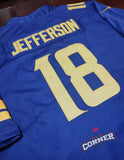 X Jersey Vikings de Minnesota Morado Rush Jefferson #18