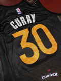 X X Jersey Golden State Warriors Negra City Connect Curry #30