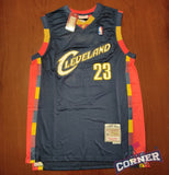 X X Jersey Cleveland Cavaliers Azul Retro James