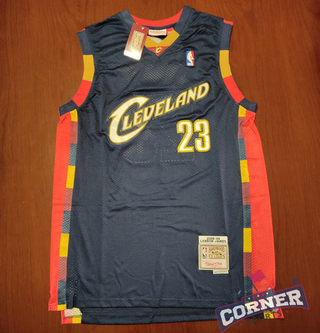 X X Jersey Cleveland Cavaliers Azul Retro James