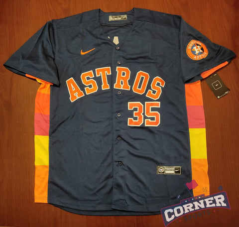 X X Jersey Astros de Houston Azul Verlander #35