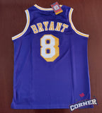 X Jersey Los Angeles Lakers Morada Retro Bryant #8