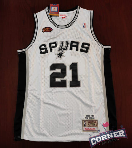 X Jersey San Antonio Spurs Blanca Retro Duncan #21