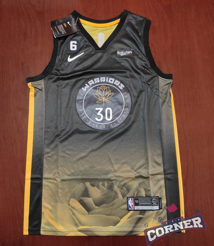 X X Jersey Golden State Warriors Negra City Connect Curry #30