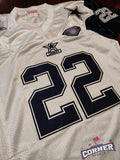 X X Jersey Dallas Cowboys Blanca Retro E. Smith #22