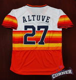 X X Jersey Astros de Houston Retro Altuve #27