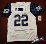 X X Jersey Dallas Cowboys Blanca Retro E. Smith #22