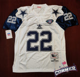 X X Jersey Dallas Cowboys Blanca Retro E. Smith #22